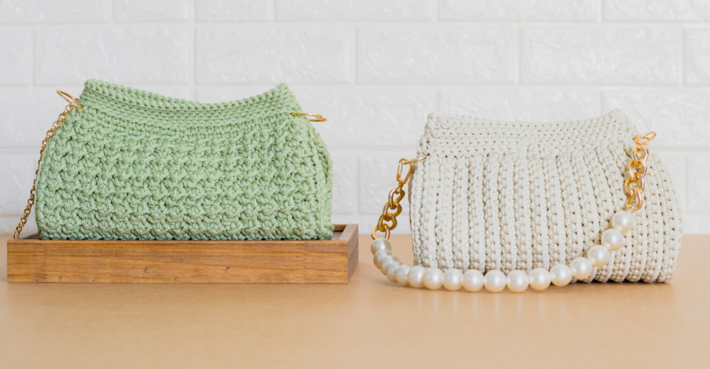 bolsas de crochê
