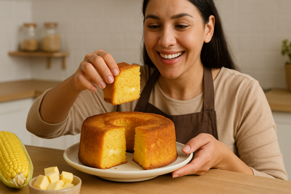 bolo de milho com queijo
